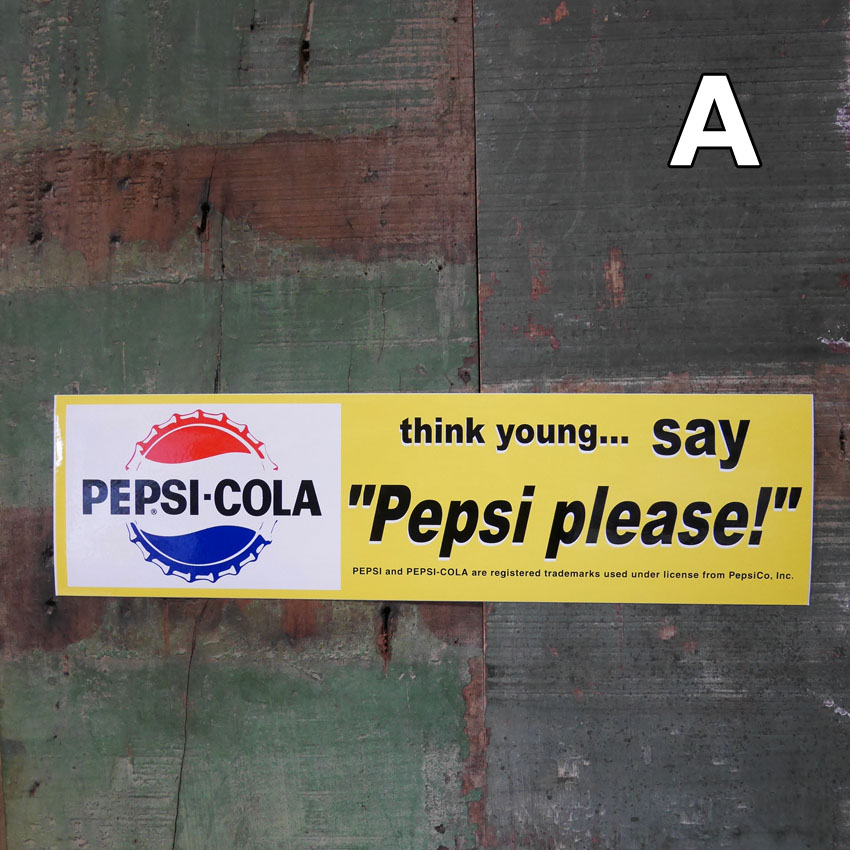 レア！　1980’s ペプシ　ステッカーロール　シール　PEPSI PEPSI ペプシ ステッカー シールの通販 by buddy's shop｜ラクマ