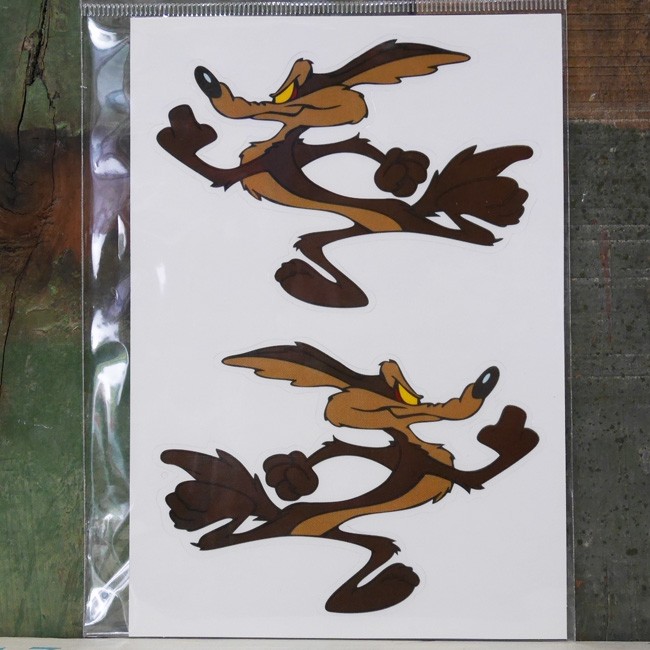 ワイリーコヨーテ レーシング ステッカー シール : アメリカン雑貨の