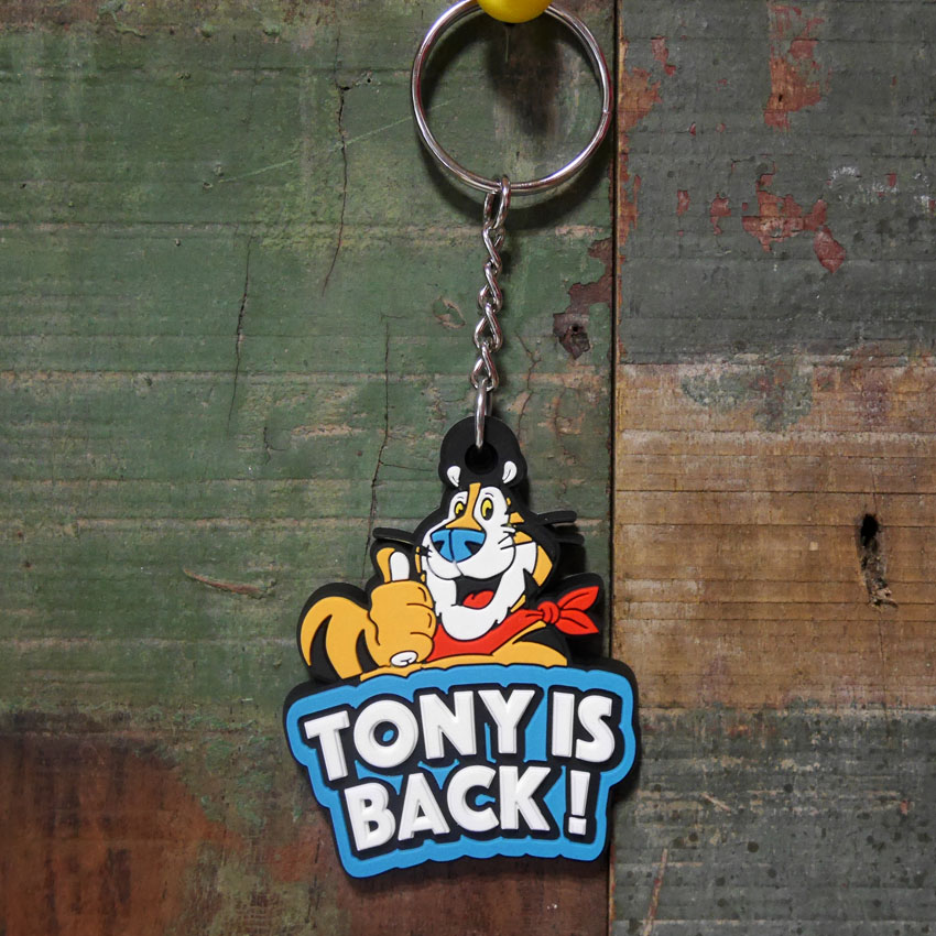 ラバーキーホルダー ケロッグ トニータイガー TONY IS BACK