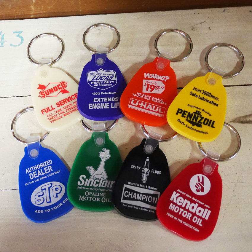 アメリカン ラバーキーホルダー U.S.A Rubber Key Ring サドルキー キーリング