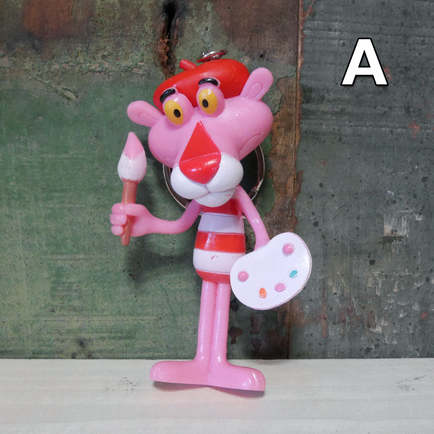 キーホルダー ピンクパンサー PINK PANTHER キーチェーン フィギュア