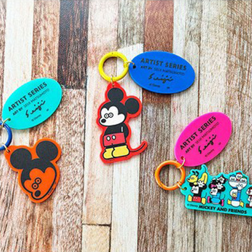 Disney（ディズニー） カラー アクリル キーホルダー ミッキーマウス