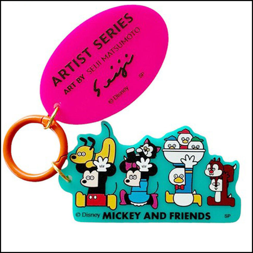 Disney（ディズニー） カラー アクリル キーホルダー ミッキーマウス