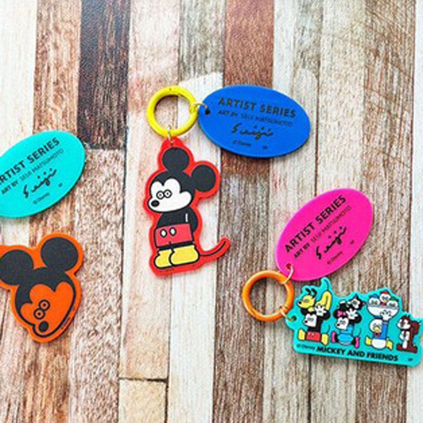 Disney（ディズニー） カラー アクリル キーホルダー ミッキーマウス