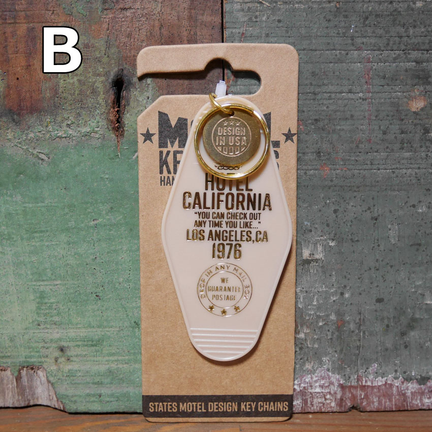 モーテル キーホルダー カリフォルニア MOTEL KEY CHAIN CALIFORNIA