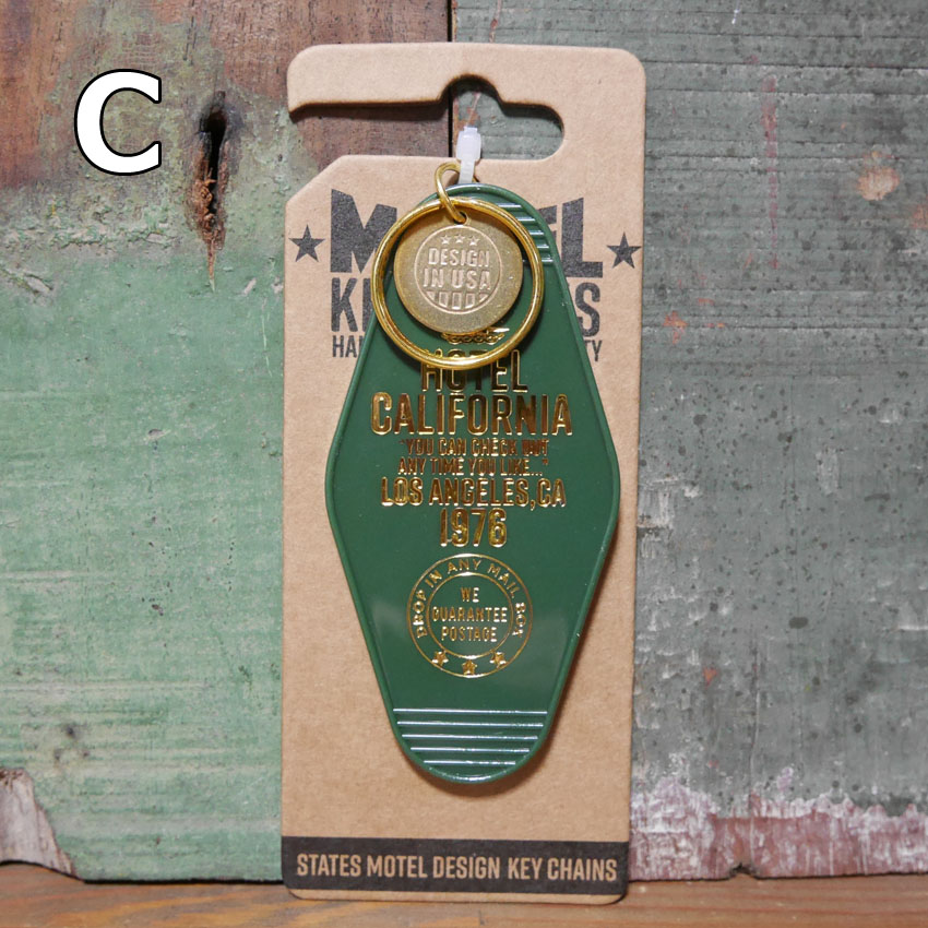 モーテル キーホルダー カリフォルニア MOTEL KEY CHAIN CALIFORNIA