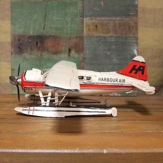 飛行機 ブリキ 置物 アメカジ スチール セスナ機 インテリア 飛行機 ブリキのおもちゃ