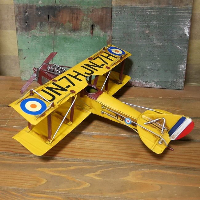 ヴィンテージ プレーン FR-YL インテリア 飛行機 ブリキのおもちゃ 
