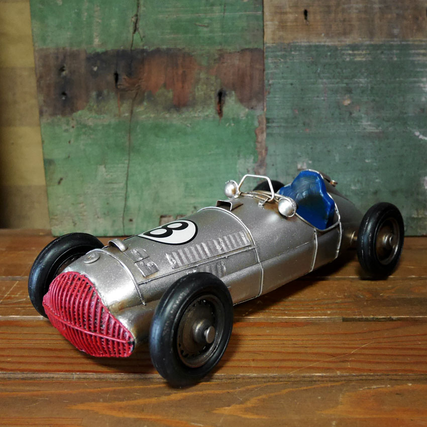 レーシングカー ブリキの自動車 レーシングカー インテリア racing car ブリキのおもちゃ