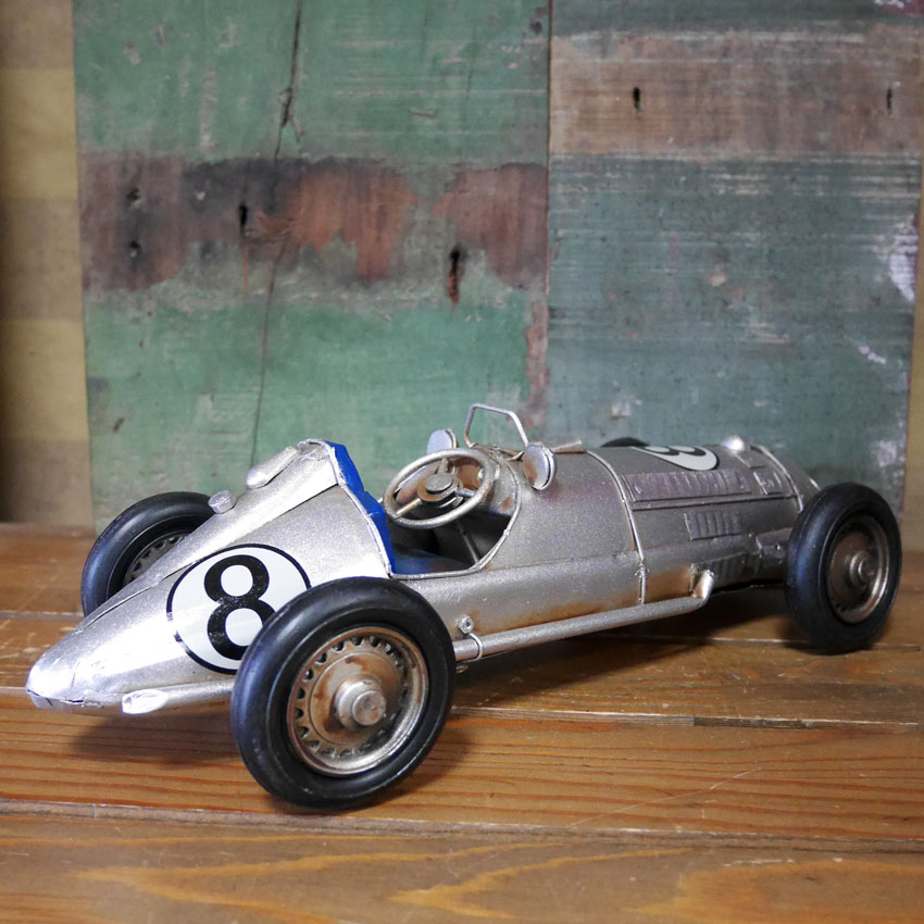 レーシングカー ブリキの自動車 レーシングカー インテリア racing car ブリキのおもちゃ