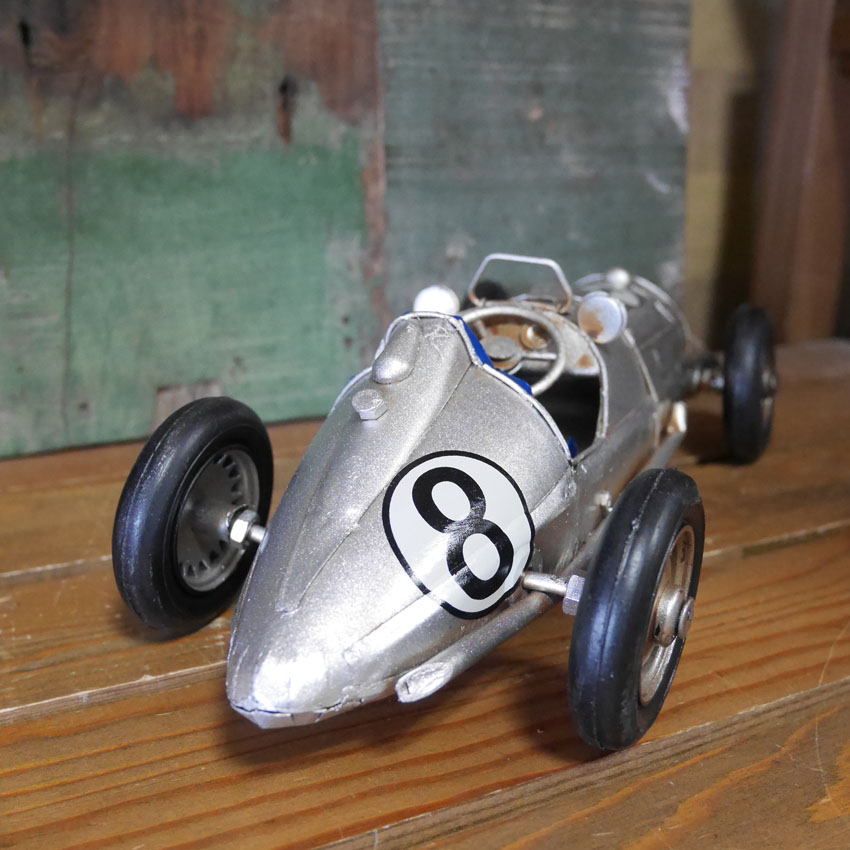 レーシングカー ブリキの自動車 レーシングカー インテリア racing car ブリキのおもちゃ