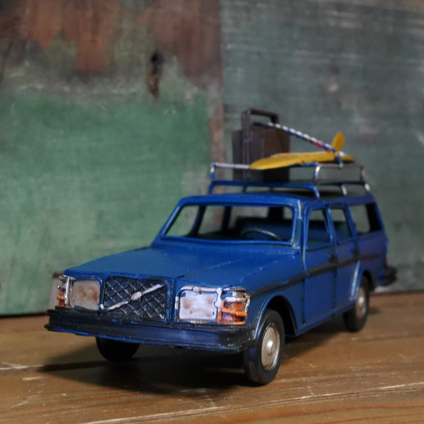 VVワゴン ノスタルジックデコ 自動車 ブリキのおもちゃ : アメリカン