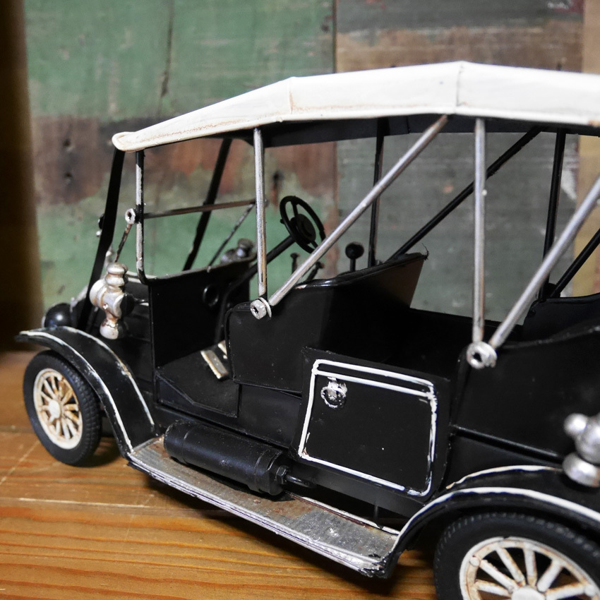 ブリキの車(二個セット) クラシックカー classic car ブリキのおもちゃ インテリア