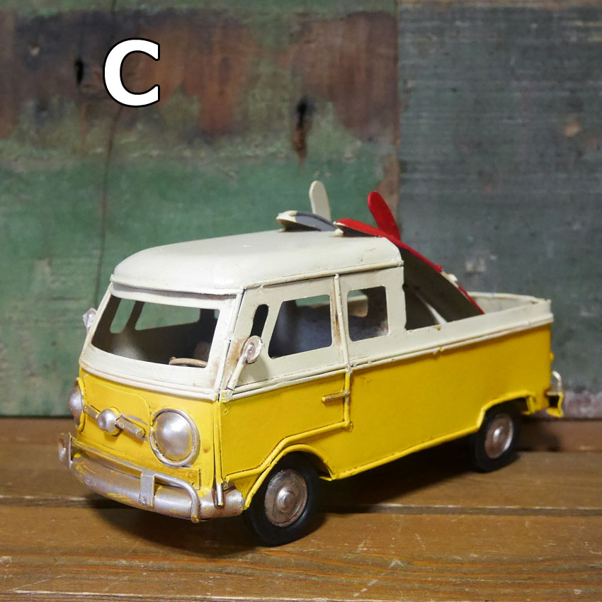 ピックアップトラック ノスタルジックデコ 自動車 ブリキのおもちゃ