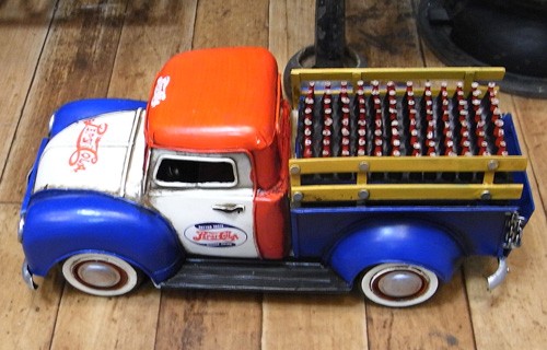 ブリキのおもちゃ トラック ペプシコーラ 自動車 pepsi : アメリカン