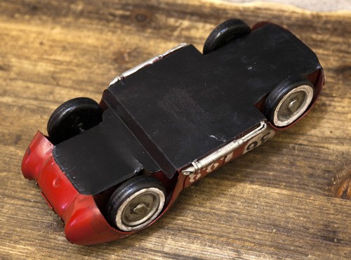 レーシングカー レッド36 インテリア ブリキのおもちゃ : アメリカン