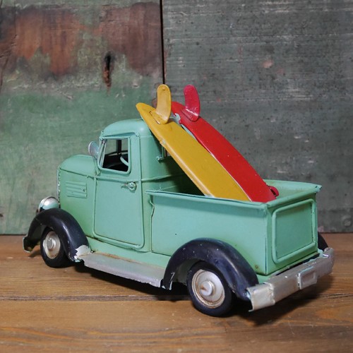 ブリキのおもちゃ サーフトラック 自動車 ヴィンテージミニカー