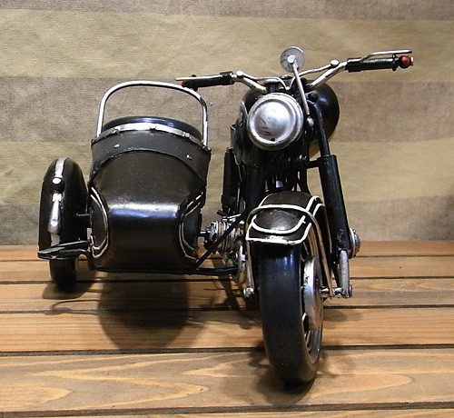 ブリキのおもちゃ バイク サイドカー BMW オートバイ : tm-14