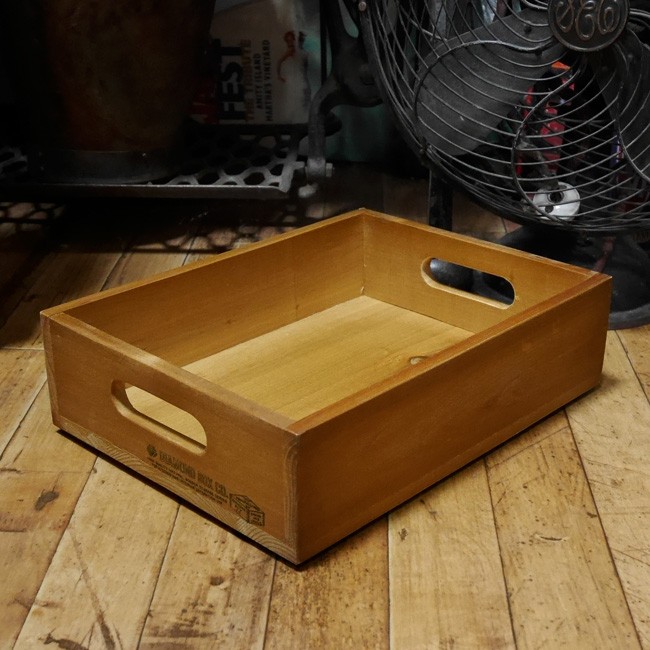 ラスティック フラットボックス 収納 木箱 インテリア : アメリカン