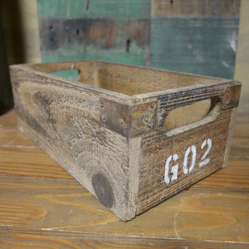 収納ボックス 木箱 2個セット プランター ウッドボックス : アメリカン