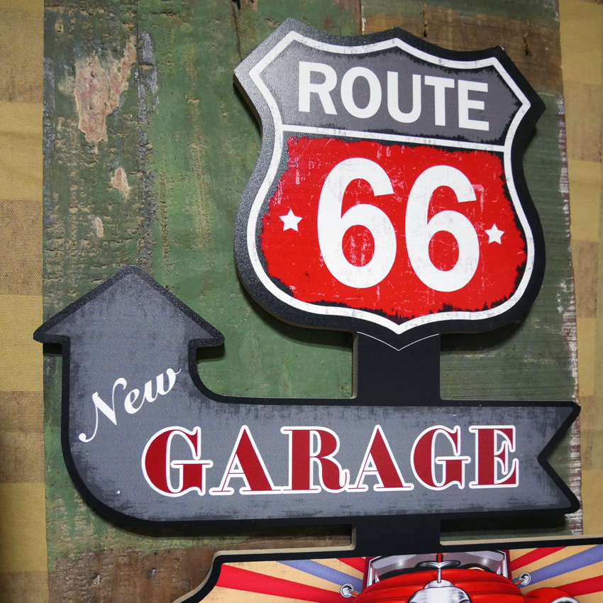 SALE／90%OFF】 ルート66 木製看板 アメリカン インテリア ROUTE66