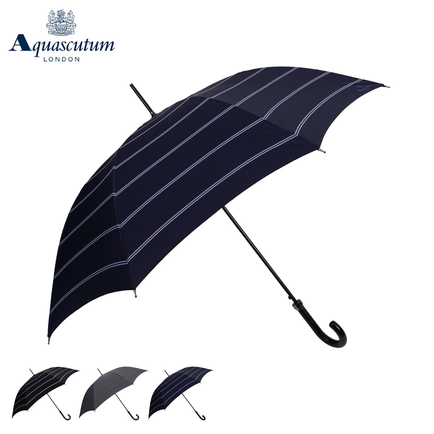 傘　長傘　アクアスキュータ厶　AQUASCUTUM Aquascutum（アクアスキュータム） 長傘 雨傘 メンズ 65cm LONG