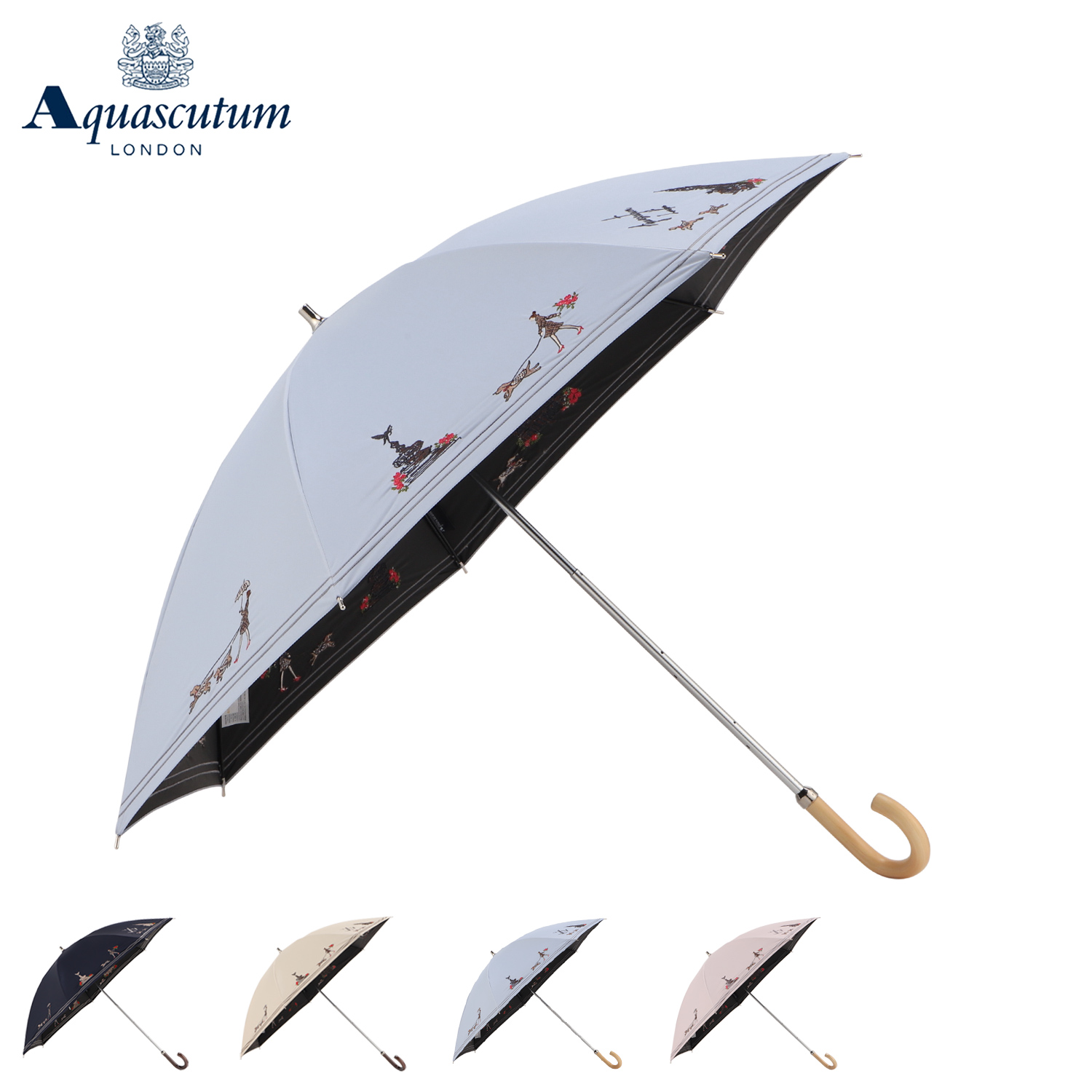 傘　長傘　アクアスキュータ厶　AQUASCUTUM Aquascutum（アクアスキュータム） 日傘 長傘 雨傘 晴雨兼用傘