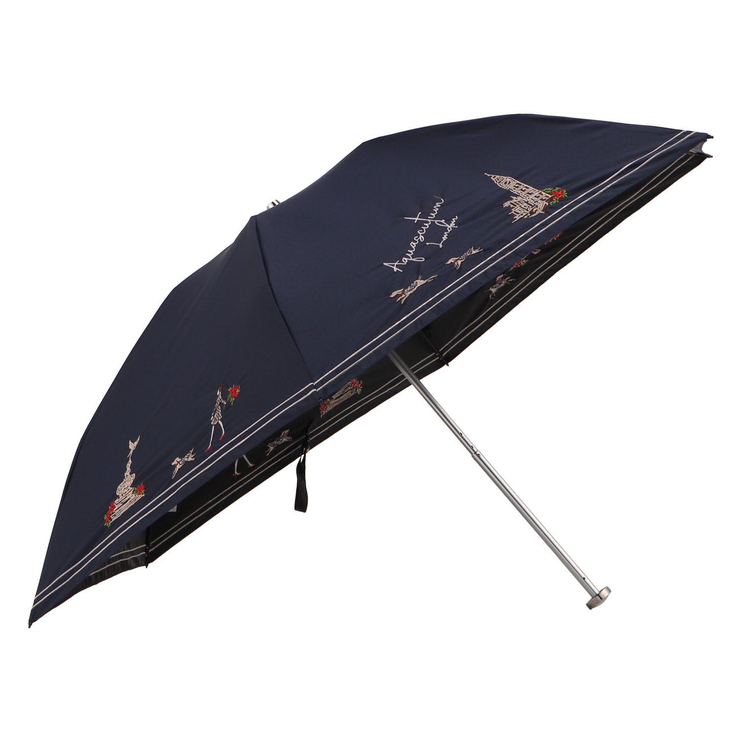 新品タグ付き！日本製アクアスキュータム♡1級遮光晴雨兼用傘サマーシールド軽量日傘 Aquascutum アクアスキュータム AQUASCUTUM 日傘 折りたたみ