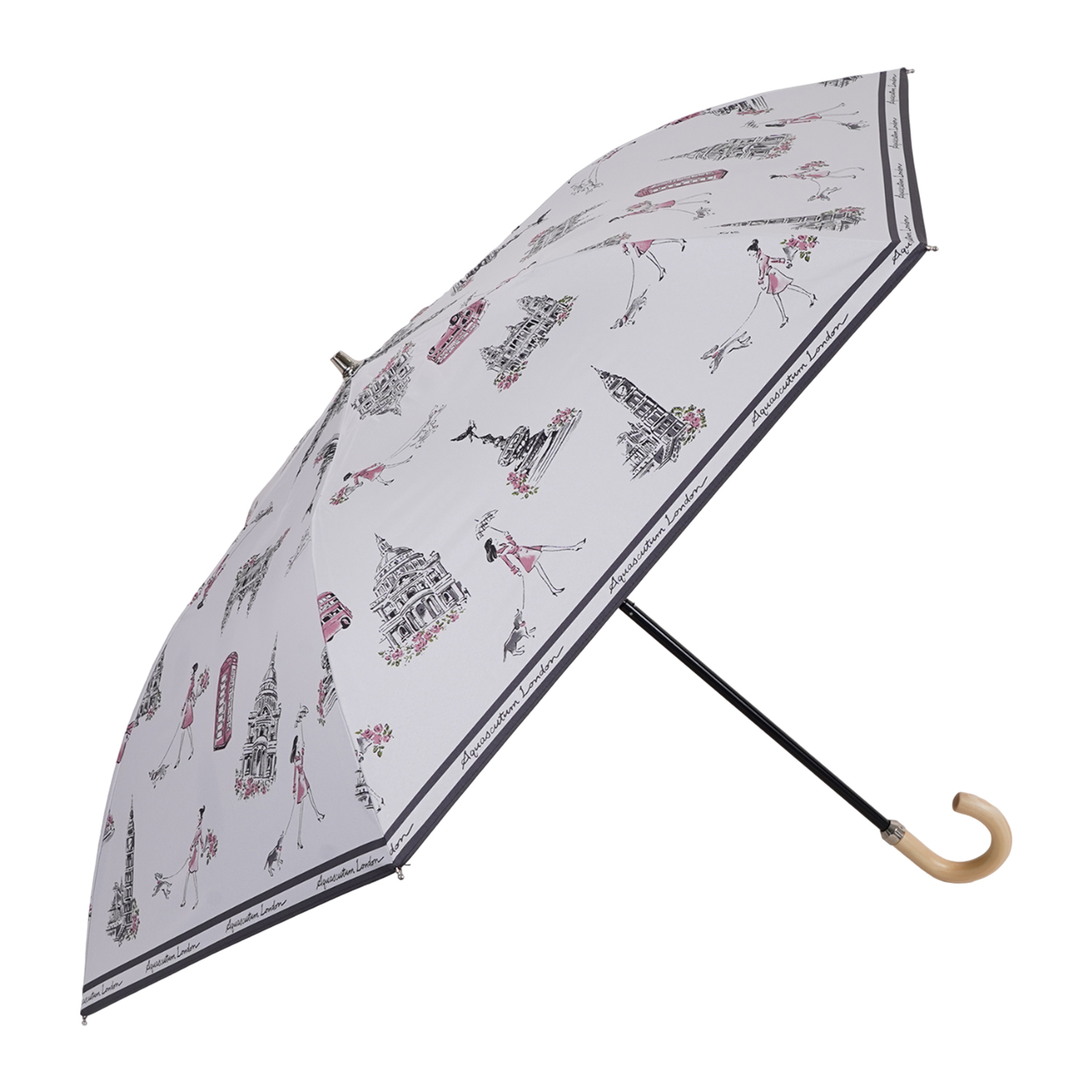 新品アクアスキュータム一級遮光傘 長傘 晴雨兼用 雨傘 プチパラ 軽量 日本製 Aquascutum（アクアスキュータム） 日傘 折りたたみ 軽量 晴雨兼用