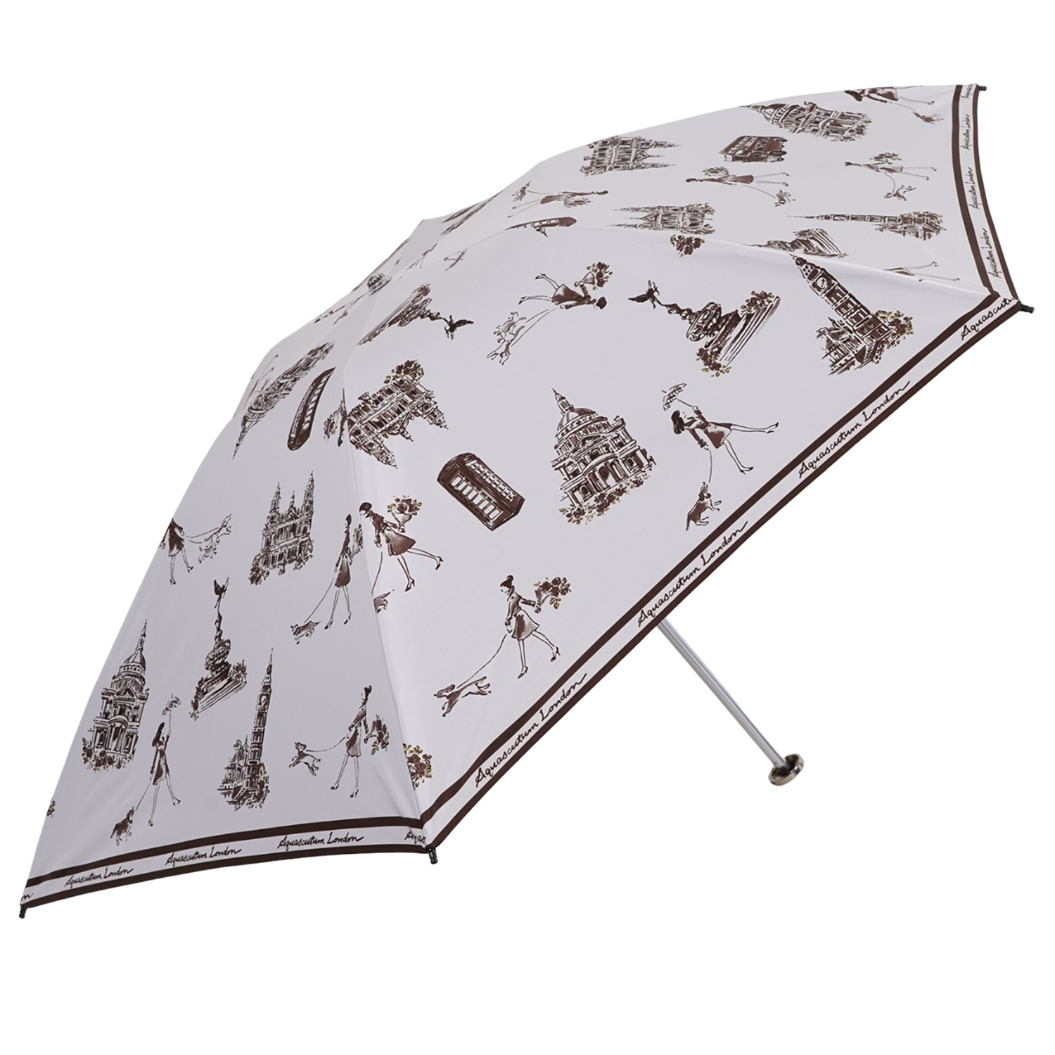 アクアスキュータム 日傘 折りたたみ 軽量 晴雨兼用 レディース 50cm 一級遮光 遮熱 UVカッ...
