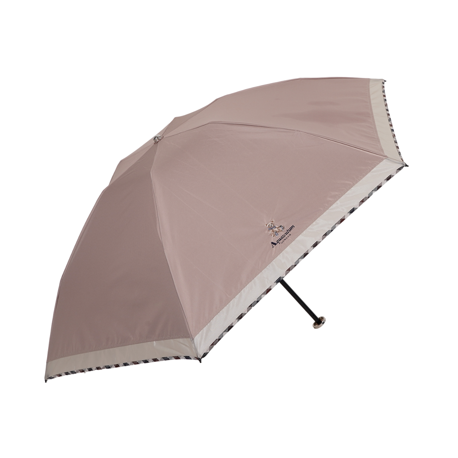 新品アクアスキュータム一級遮光傘 晴雨兼用 折りたたみ傘 クイック 軽量 日本製 アクアスキュータム 1級遮光 晴雨兼用 折りたたみ傘 日傘 グレー