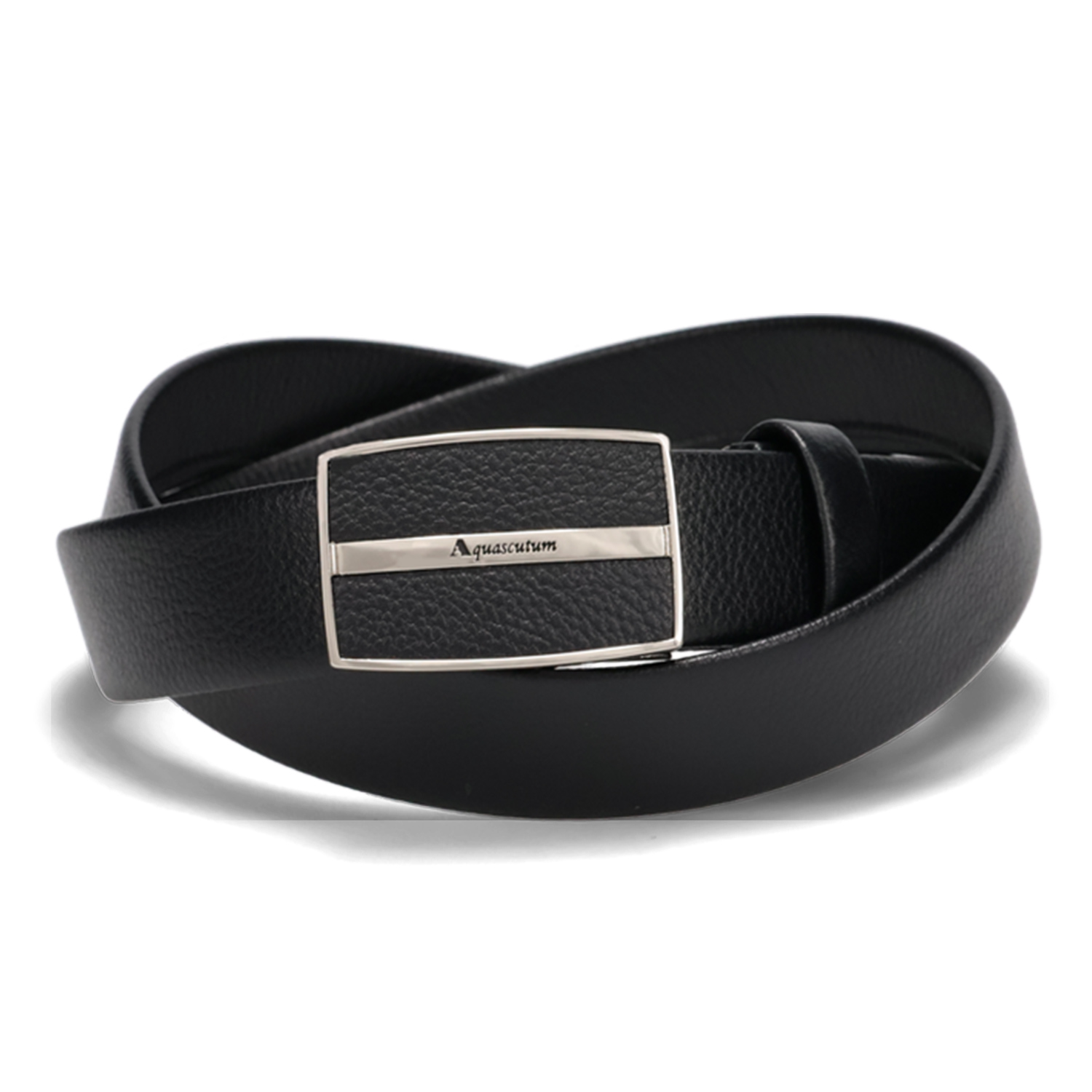 アクアスキュータム AQUASCUTUM ベルト レザーベルト メンズ 本革 日本製 LEATHER BELT ブラック ダーク ブラウン 黒 AQ-4080123 | Aquascutum | 01