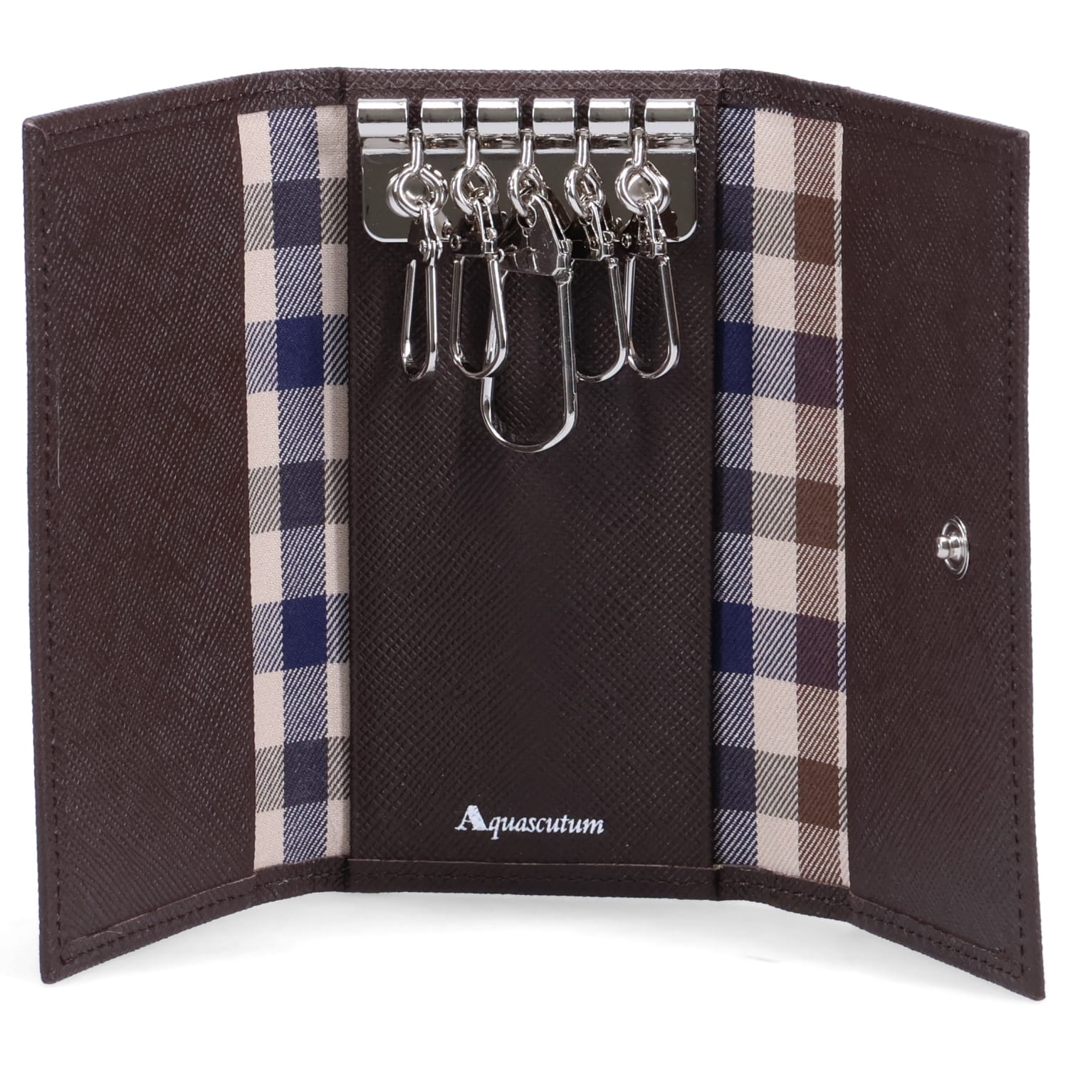 Aquascutum（アクアスキュータム） キーケース キーホルダー 三つ折り