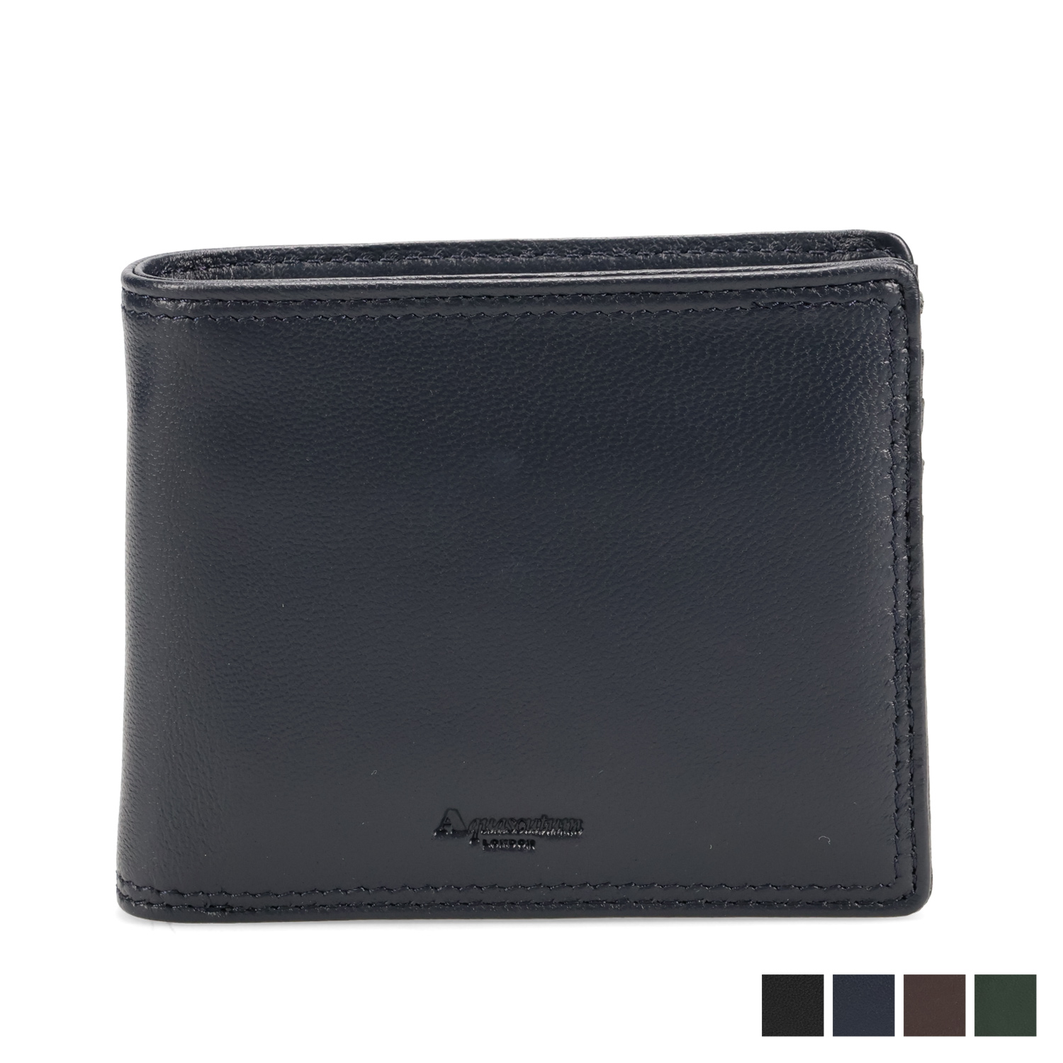 アクアスキュータム AQUASCUTUM 財布 二つ折り サットン メンズ 本革 小銭入れあり AQ-WS001 Aquascutum（アクアスキュータム） 財布 二つ折り サットン メンズ 本