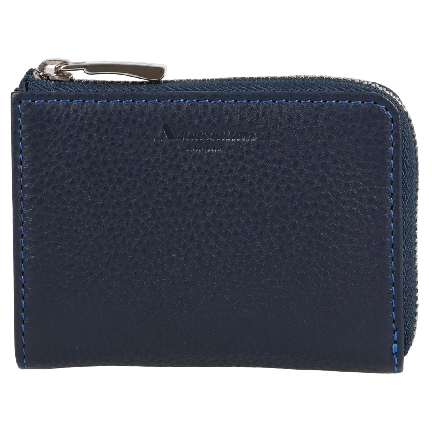 【新品未使用】Aquascutum アクアスキュータム 二つ折り財布 ネイビー Aquascutum【アクアスキュータム】｜バーミンガムシリーズ｜日本