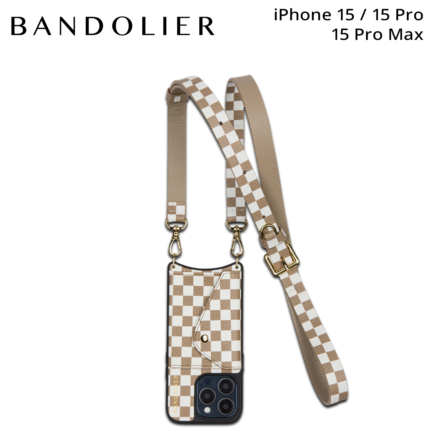 BANDOLIER（バンドリヤー） スマホショルダー スマホケース iPhone15
