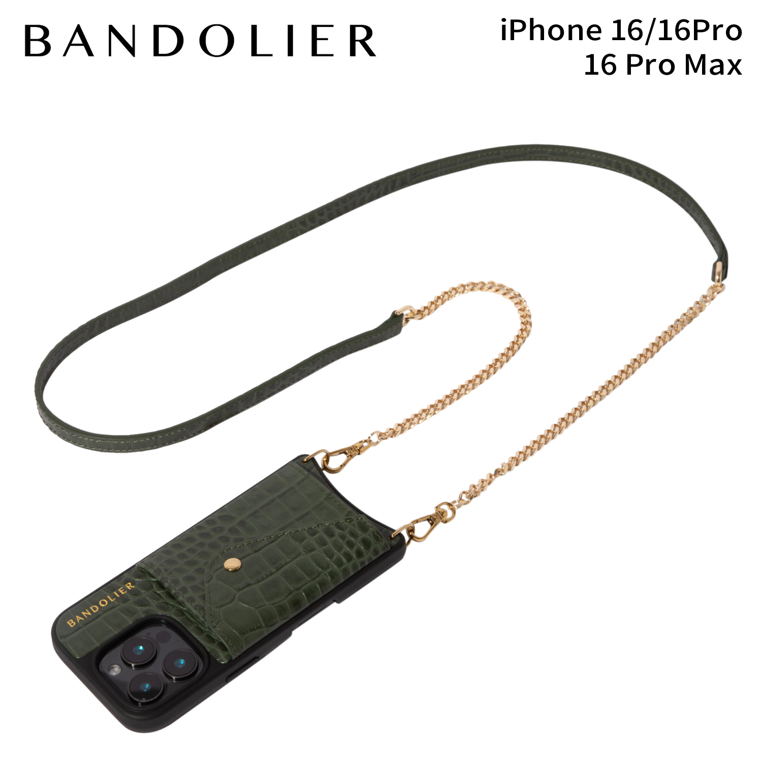 BANDOLIER（バンドリヤー） スマホショルダー スマホケース iPhone16