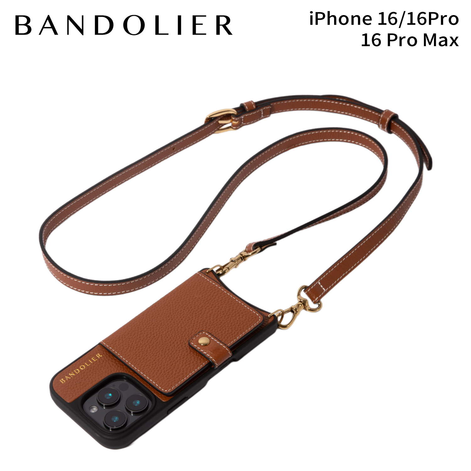 BANDOLIER バンドリヤー スマホショルダー スマホケース iPhone16 16