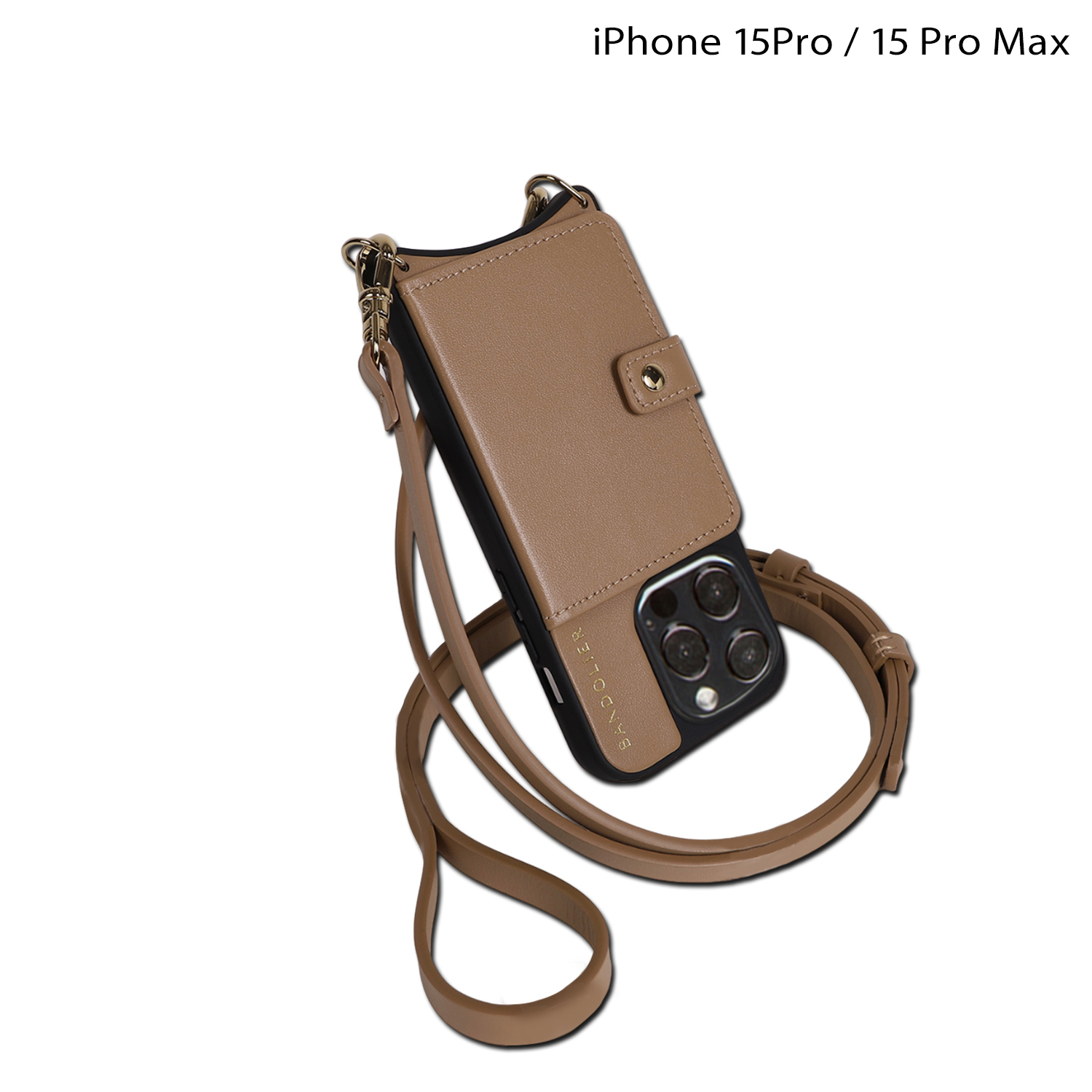★新品★BANDOLIER iPhone 15 Pro ショルダーケース BANDOLIER（バンドリヤー） スマホショルダー スマホケース iPhone