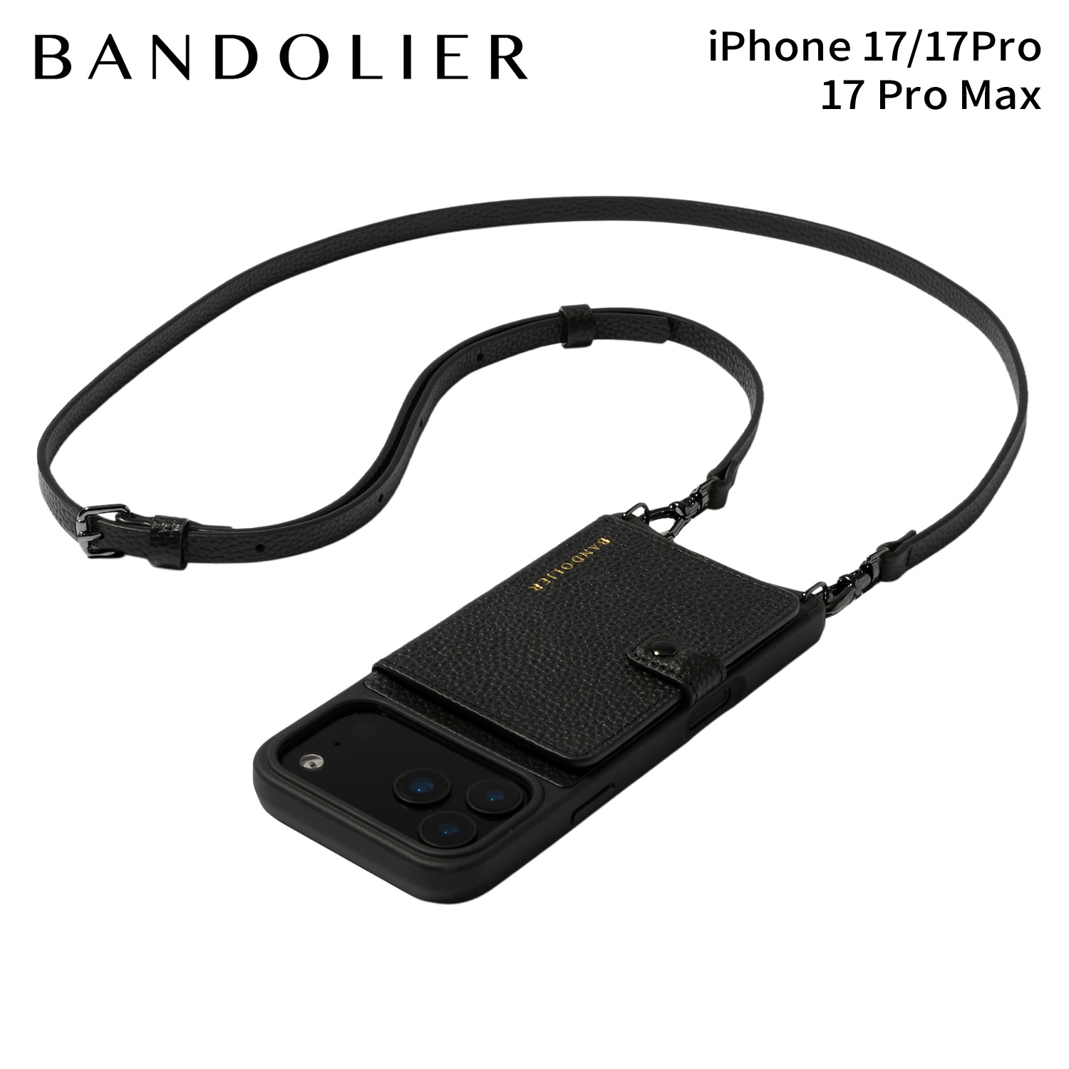 BANDOLIER iPhone 17Pro ショルダーケース　バンドリヤー Amazon.co.jp: BANDOLIER バンドリヤー スマホショルダー iPhone17Pro