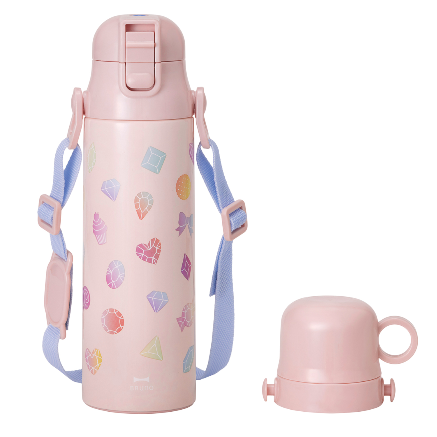 BRUNO（ブルーノ） ステンレスボトル 水筒 キッズ 570ml 580ml 肩掛け