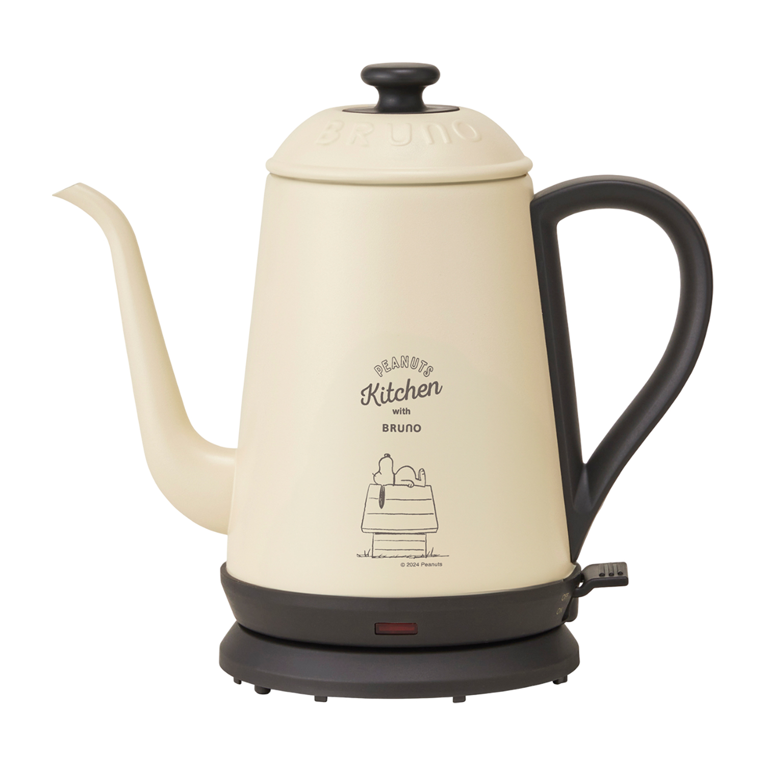 BRUNO PEANUTS Kitchen 電気ケトル クリーム色 BRUNO（ブルーノ） 電気ケトル ポット 湯沸かし器 1L スヌーピー