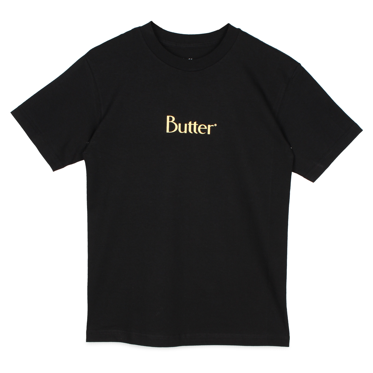 バターグッズ BUTTER GOODS Tシャツ 半袖 メンズ クルーネック CLASSIC LOGO TEE ブラック ホワイト ネイビー グリーン イエロー 黒 白 Q22033｜goodslabo｜02