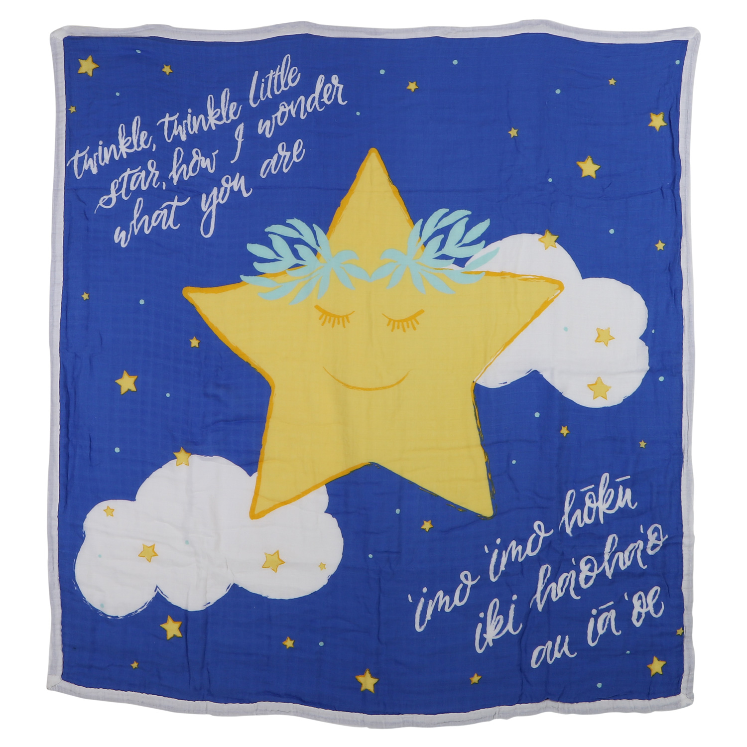 CocoMoon ココムーン ブランケット キルト 大判 ベビー 赤ちゃん QUILT 460100200102の画像