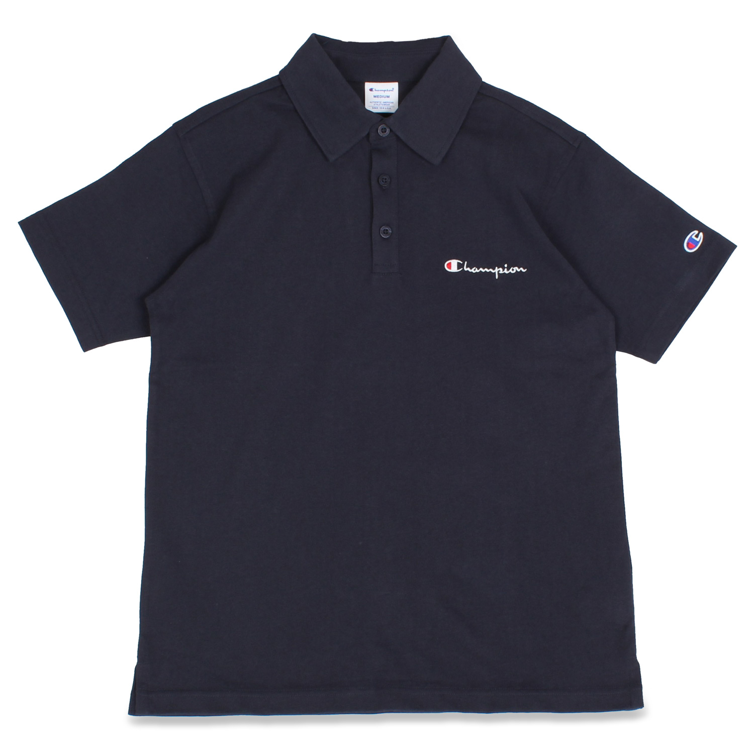 チャンピオン Champion ポロシャツ 半袖 メンズ POLO SHIRT ブラック ホワイト ネイビー オリーブ 黒 白 C3-P306｜goodslabo｜05