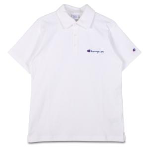 チャンピオン Champion ポロシャツ 半袖 メンズ POLO SLEEVE ブラック ホワイト...