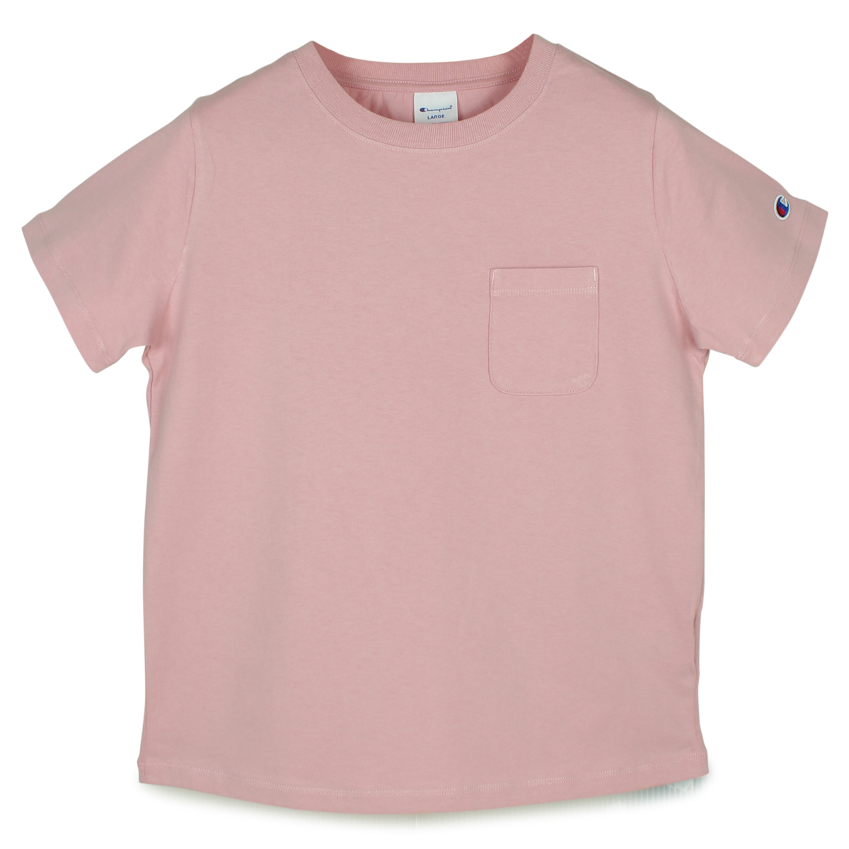 チャンピオン Champion Tシャツ 半袖 レディース ポケット POCKET T-SHIRT ブラック ホワイト グレー ブラウン 黒 白CW-M321｜goodslabo｜03