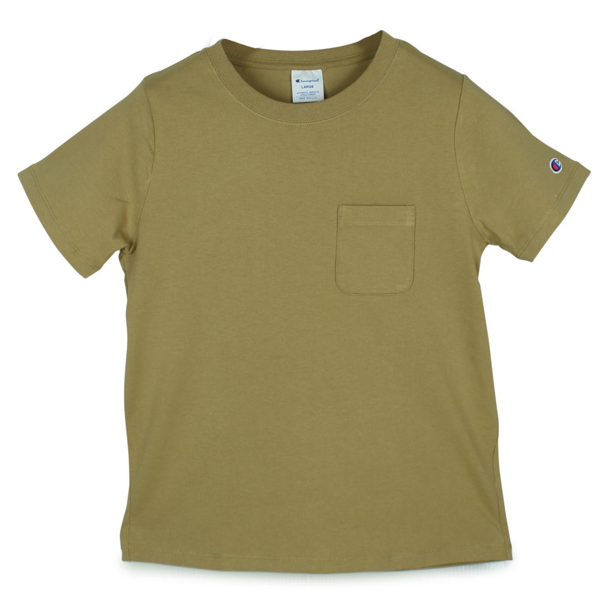 チャンピオン Champion Tシャツ 半袖 レディース ポケット POCKET T-SHIRT ブラック ホワイト グレー ブラウン 黒 白CW-M321｜goodslabo｜05