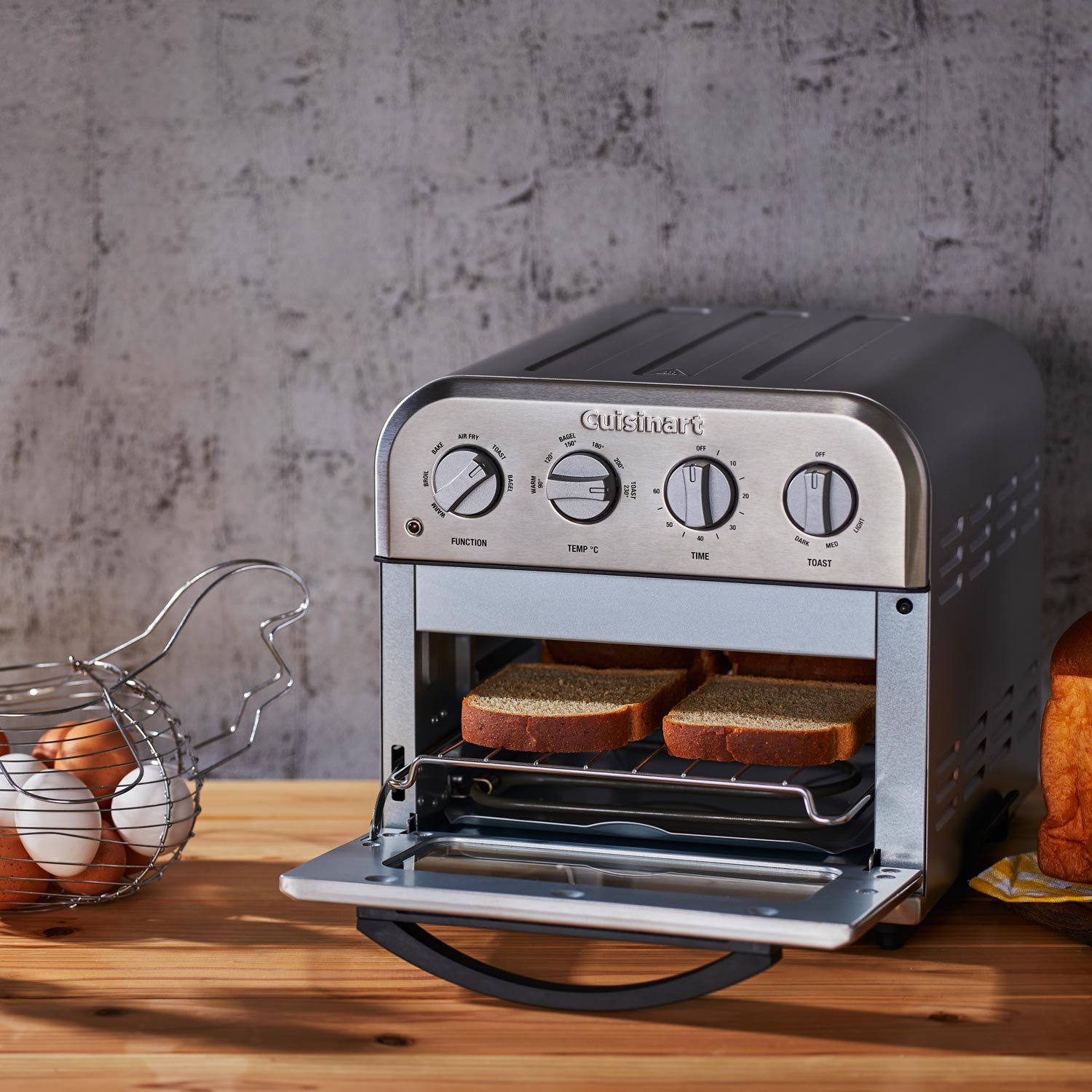 クイジナート Cuisinart オーブントースター 4枚焼き ノンフライ 熱風調理 NON FRY OVEN TOASTER TOA-29