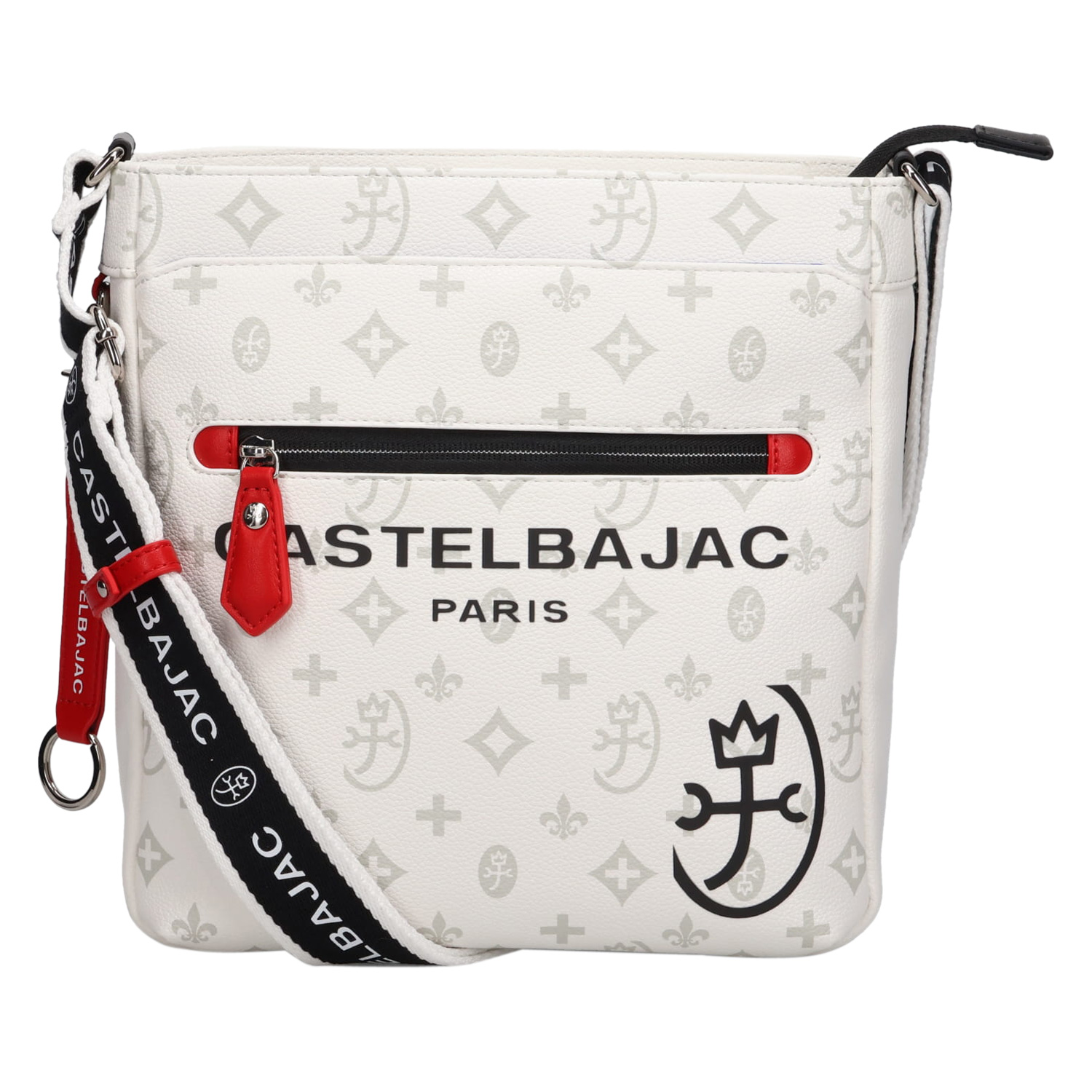 CASTELBAJAC ショルダーバッグ ブラック/ホワイト CASTELBAJAC カステルバジャック ショルダーバッグ メンズ
